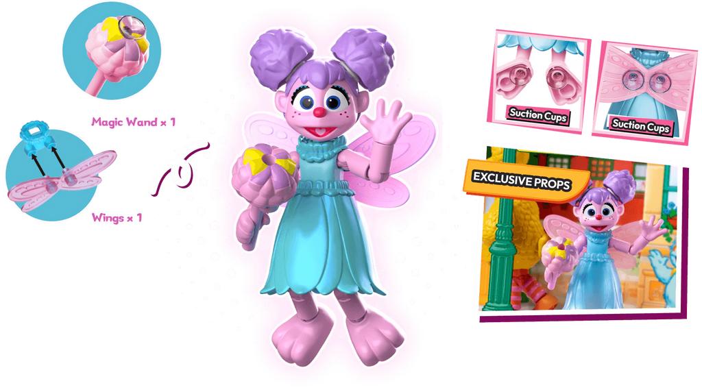 Sesame Street Wave ABBY Building Set by BLOKEES A D