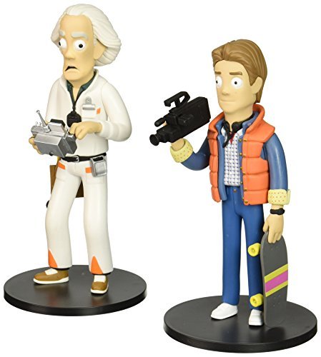 Back to the Future - Marty and Doc Brown 2-pc Set of Vinyl Idolz Statues by  Funko