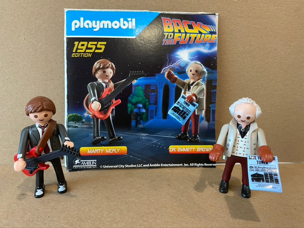 Back to The Future - Marty McFly and Dr. Emmett Brown by Playmobil - A & D  Products NY Corp. Cool Toy Den