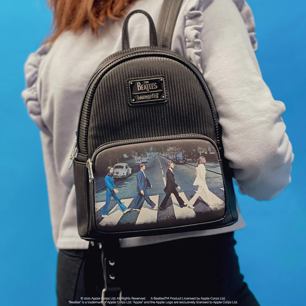 Beatles - Abbey Road Double Strap Shoulder Mini Backpack by LOUNGEFLY Beatles - Abbey Road Double Strap Shoulder Mini Backpack by LOUNGEFLY