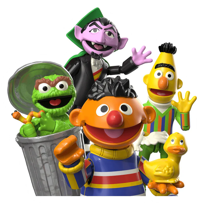 Sesame Street - Wave 2 Set of 4-pcs Building Set by BLOKEES