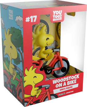 Peanuts - WOODSTOCK on a Bike Boxed Vinyl Figure by YouTooz Collectibles