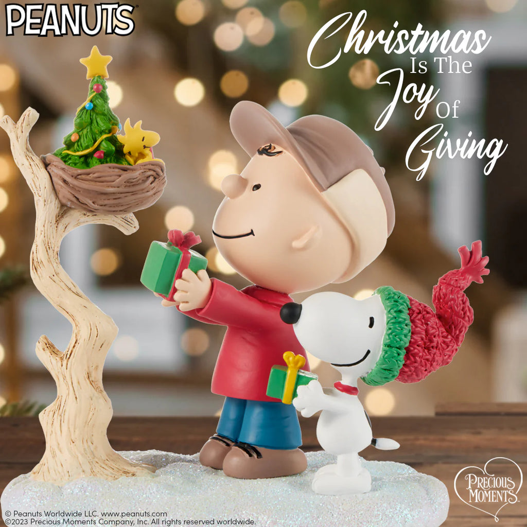 Peanuts - Charlie Brown & Snoopy Gift Resin Figurine by Precious Moments Inc.