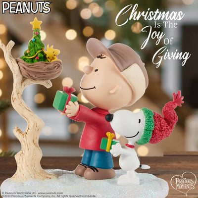Peanuts - Charlie Brown & Snoopy Gift Resin Figurine by Precious Moments Inc.
