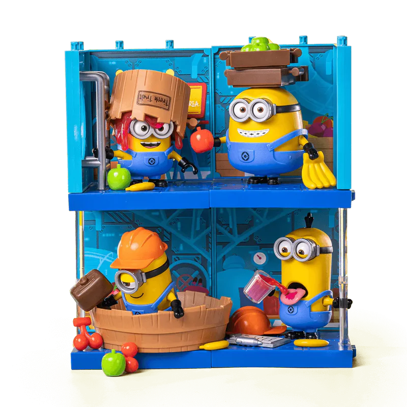 Minions - Wave 1 Set of 4-pcs Building Set by BLOKEES