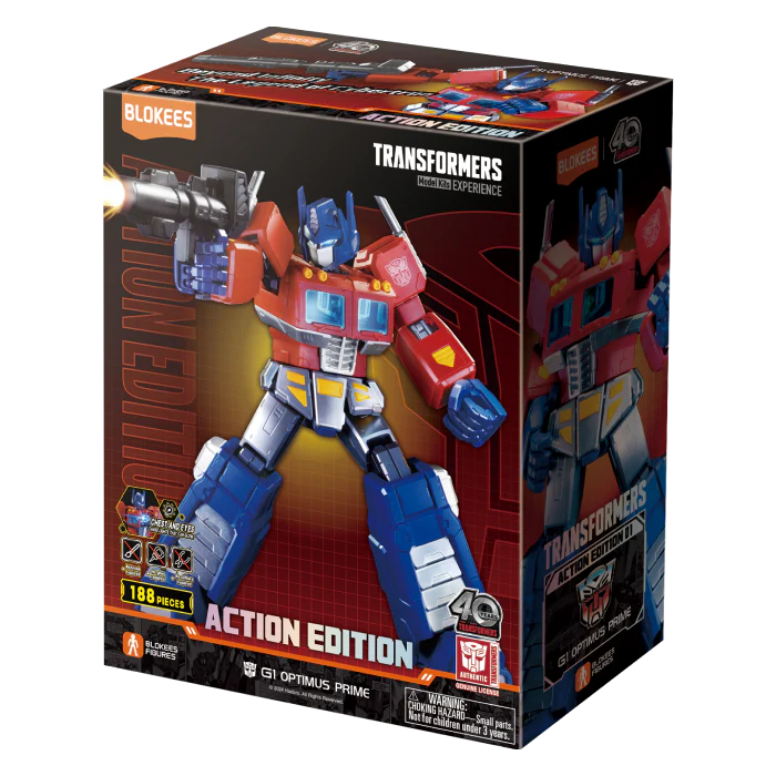 Transformers - G1 Optimus Prime Action Figure Building Set by BLOKEES