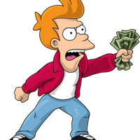 Futurama - Take My Money FRY Boxed Vinyl Figure by YouTooz Collectibles