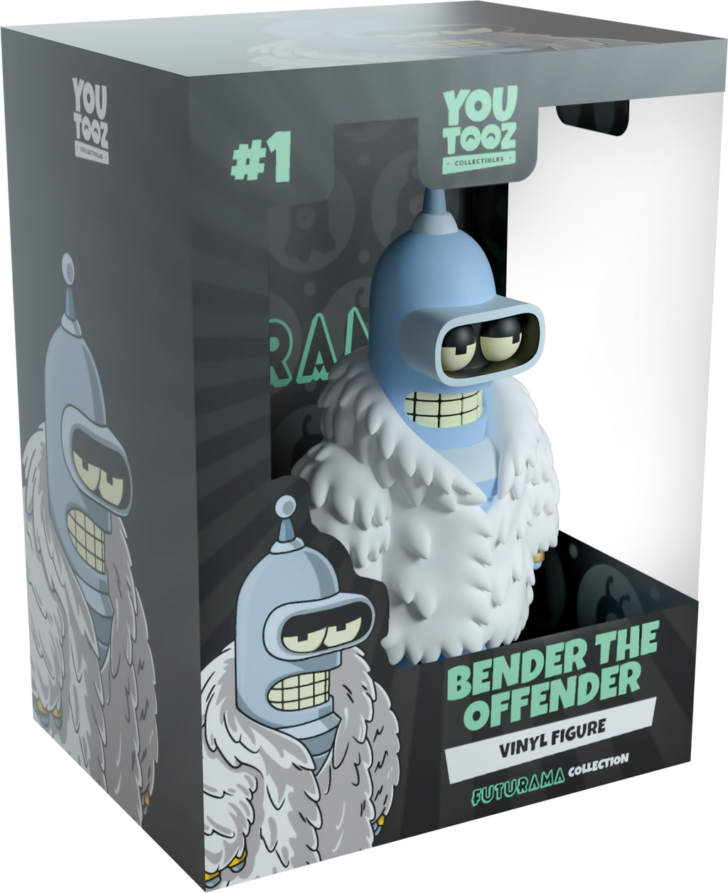 Futurama - BENDER The Offender Boxed Vinyl Figure by YouTooz Collectibles