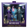 WEDNESDAY TV Netflix - Wednesday Addams (Nevermore Uniform) and Enid 8" Clothed Action Figure 2-Pack by NECA