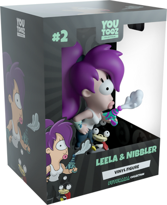Futurama - LEELA & NIBBLER Boxed Vinyl Figure by YouTooz Collectibles