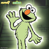 Sesame Street - ELMO (GITD) Exclusive ReAction Figure by Super 7