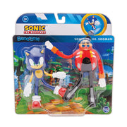 Sonic the Hedgehog -  2-pk Sonic vs. Dr. Eggman Bend-Ems