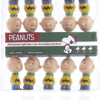 Peanuts - UL 10-Light LED Charlie Brown Light Set by Kurt Adler Inc.