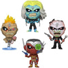 Iron Maiden - Eddie paquete de 4 Pop exclusivo que brilla en la oscuridad. Caja de figuras de vinilo de Funko