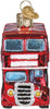 Rolling Stones - British Bus Glitter Album Cover GLASS Ornament by OWC