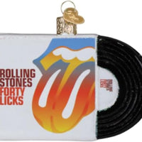 Rolling Stones - Forty Licks Glitter Album Cover GLASS Ornament by OWC