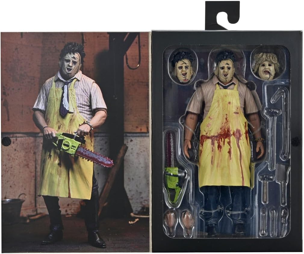 Texas Chainsaw Massacre - 50th Anniversary LEATHERFACE  7" Ultimate Figure by NECA