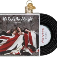 The WHO Band - The Kids Are Alright Glitter Album Cover GLASS Ornament by OWC