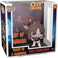 Ozzy Ozbourne - Rocks:  Funko Pop! Vinyl Figure in Diary of a Madman Pop! Album Cover Hard Shell Case