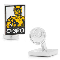 Star Wars - C3PO POP Art Cufflinks by Cufflinks Inc.