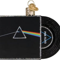 Pink Floyd - Dark Side Of The Moon Glitter Album Cover GLASS Ornament by OWC