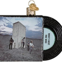 The WHO Band - Who's Next Glitter Album Cover GLASS Ornament by OWC