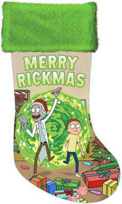 Rick & Morty - Merry RICKMAS Holiday Stocking  by Kurt Adler Inc.