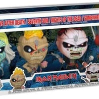 Iron Maiden - Eddie paquete de 4 Pop exclusivo que brilla en la oscuridad. Caja de figuras de vinilo de Funko