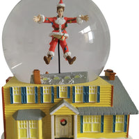 Christmas Vacation - Santa Clark on Griswold House WATERBALL by D56 Enesco
