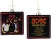 AC/DC - Album Cover 2-pc 3.5-Inch Glass Ornaments by Kurt Adler Inc.