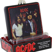 AC/DC - Album Cover 2-pc 3.5-Inch Glass Ornaments by Kurt Adler Inc.