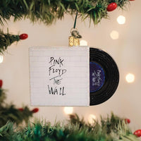 Pink Floyd - The Wall Glitter Album Cover GLASS Ornament by OWC
