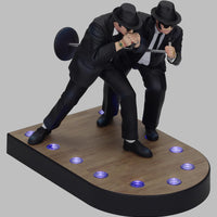 Blues Brothers - Jake & Elwood 1:10 Movie Icons Singing the Blues w LED Light Up Stage Boxed Set by SD Toys