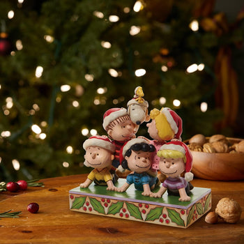 Peanuts - Peanuts Gang Holiday Pyramid Stacked Figurine from Jim Shore by Enesco D56