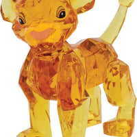 Disney Facets Collection - Lion King SIMBA Acrylic FACETS Vinyl Figurine by Enesco D56