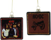 AC/DC - Album Cover 2-pc 3.5-Inch Glass Ornaments by Kurt Adler Inc.