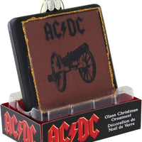 AC/DC - Album Cover 2-pc 3.5-Inch Glass Ornaments by Kurt Adler Inc.