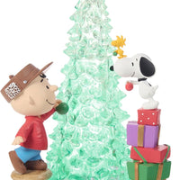 Peanuts - Friends Light Up the Season Lighted Resin Figurine by Precious Moments Inc.