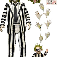 Beetlejuice - Striped Suit 7-Inch Scale Ultimate Action Figure by NECA
