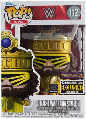 WWE - King Macho Man Metallic Funko Pop! Vinyl Figure - EE Exclusive