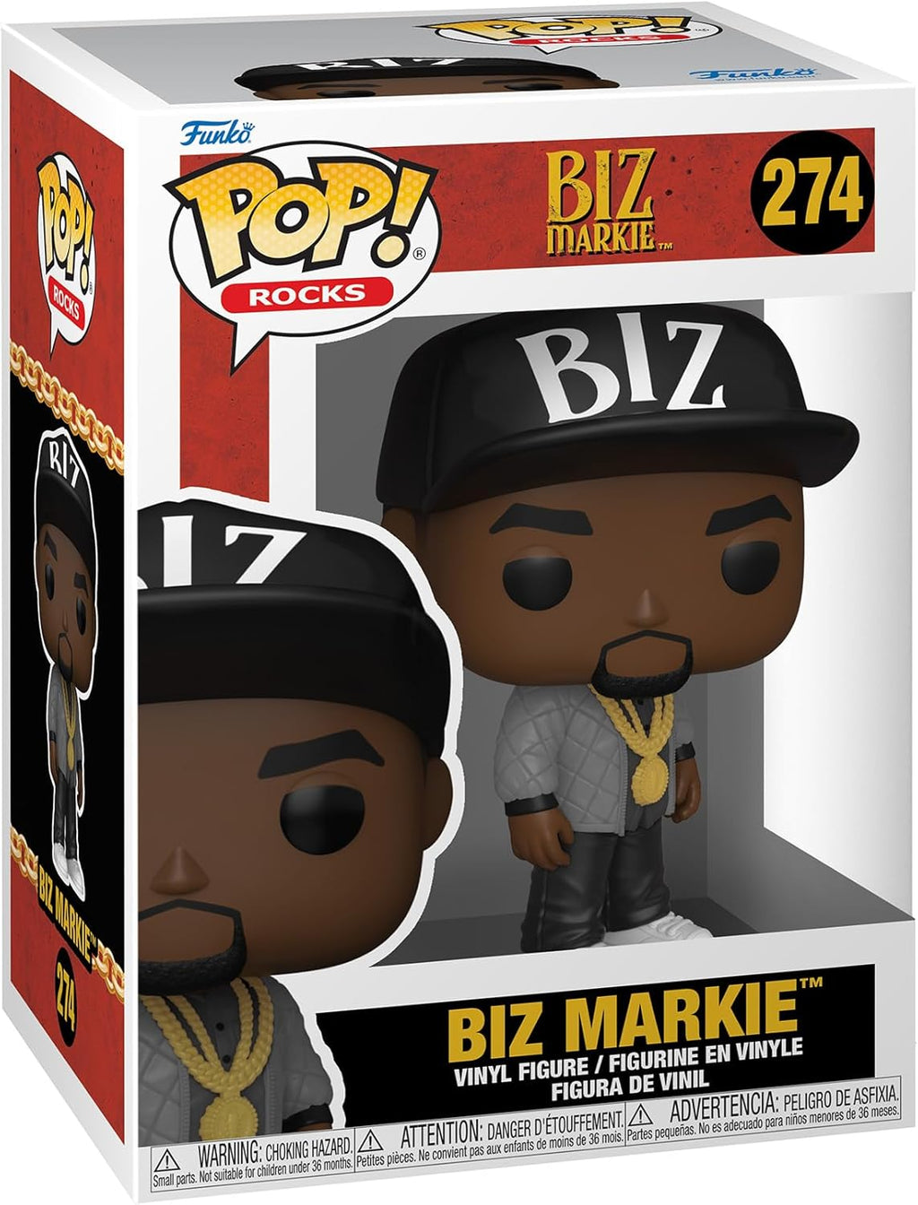 Tupac Shakur - Chaleco Tupac con Bandana Pop! Figura de vinilo Hip Hop de Funko