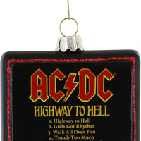 AC/DC - Album Cover 2-pc 3.5-Inch Glass Ornaments by Kurt Adler Inc.