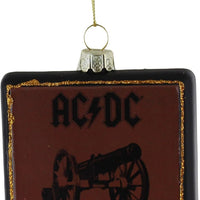 AC/DC - Album Cover 2-pc 3.5-Inch Glass Ornaments by Kurt Adler Inc.