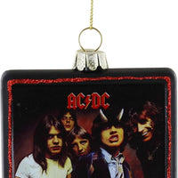AC/DC - Album Cover 2-pc 3.5-Inch Glass Ornaments by Kurt Adler Inc.