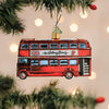 Rolling Stones - British Bus Glitter Album Cover GLASS Ornament by OWC