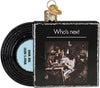 The WHO Band - Who's Next Glitter Album Cover GLASS Ornament by OWC