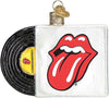 Rolling Stones - Some Girls Glitter Album Cover GLASS Ornament by OWC