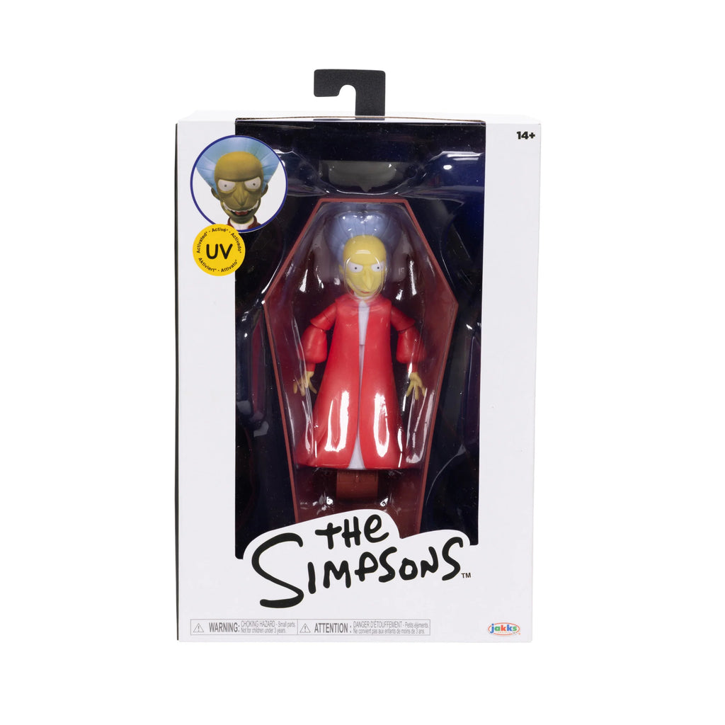 The Simpsons - VAMPIRE Mr. Burns Premium Action Figure by Jakks Pacific