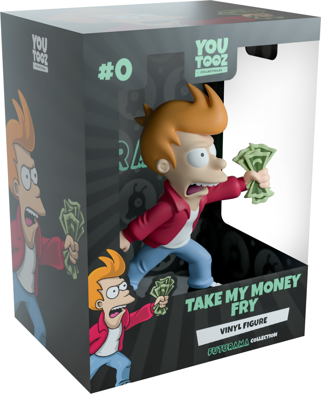 Futurama - Take My Money FRY Boxed Vinyl Figure by YouTooz Collectibles