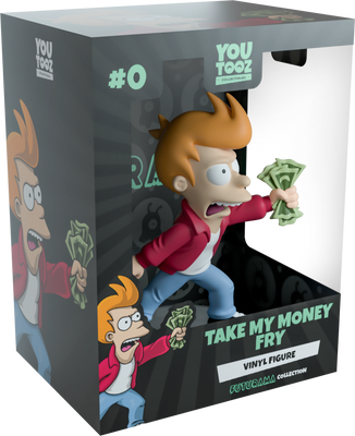 Futurama - Take My Money FRY Boxed Vinyl Figure by YouTooz Collectibles